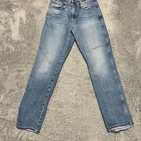 FRAME Denim - FRAME Jeans Womens 29 (31x27.5) Le Svlvie Straight  Blue Denim Pants